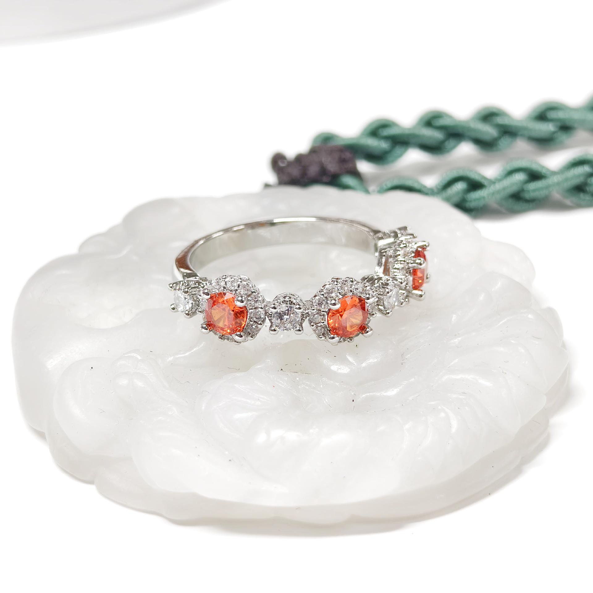 Gessen Luxury Zirconia Earrings & Ring Set - Women s High-End C-Shaped Design