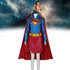 Supergirl Cosplay Costume For Women With Polyester Fabric For Halloween And Stage Shows