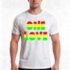 One Love Tshirt Summer Casual Cotton Tee Oversized Streetwear Tops Vintage Graphic Print Loose Fit Short Sleeve