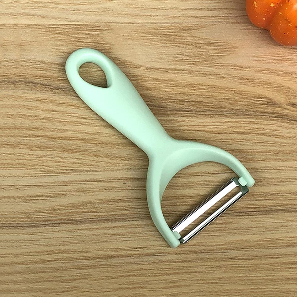 Edelstahl Melonen-, Obst- und Gemüseschäler mit Kunststoffgriff - Küchenhelfer