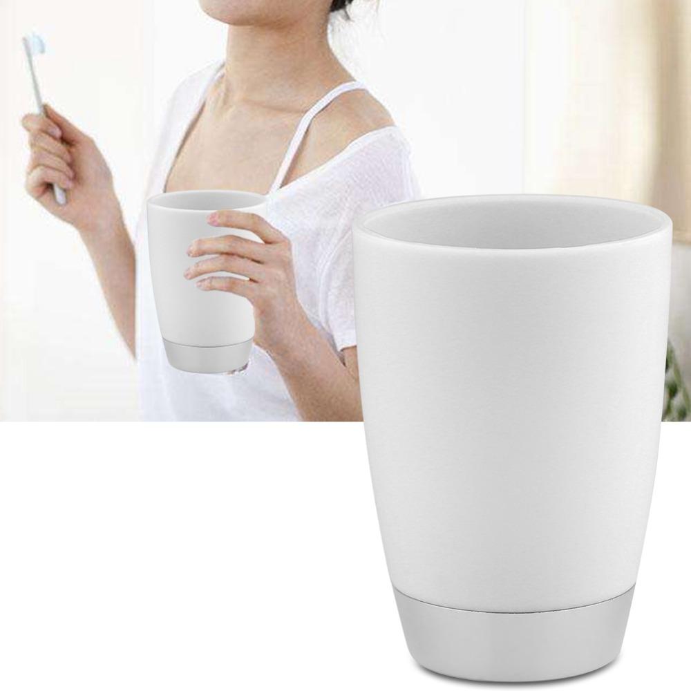 4 Piece Includes Cup Toothbrush Holder Soap Dish Bathroom Accessories Set Home Storage
