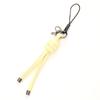 Creative PU Knot Mobile Phone Straps PU Thick Rope Knot Fashionable Keychain Handbag Mobile Phone Ornament
