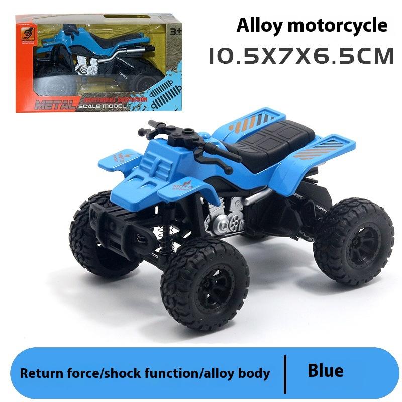 

Моделирование Пляжный Четырехколесный Внедорожный Большой Фут Мотоцикл Модель Из Сплава Детская Игрушечная Машина Мальчик Подарок 10.5X6.5X7CM синий