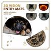 3D Visuell Ytterdörrmatta Och Hushåll Badrumsgolv Icke-Matta
