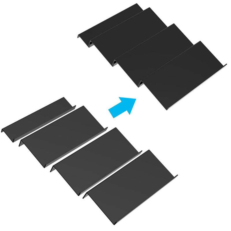 

4-рівневий кухонний органайзер, полиця-органайзер для спецій, розширювана акрилова стійка для пляшечок з приправами, полиця для спецій чистий