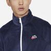 Nike Embroidered Logo Zip-Up Stand Collar Jacket Men Jackets Blue DA0032-410