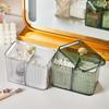Transparent Cosmetic and Beauty Tool Storage Box with Lid