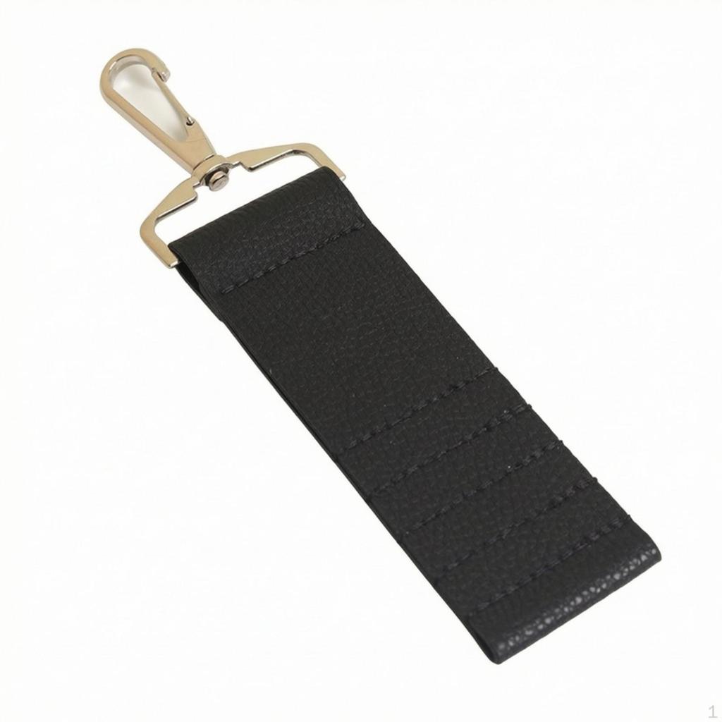 Golf Tee Holder with Clip Leather for Golfers Brown