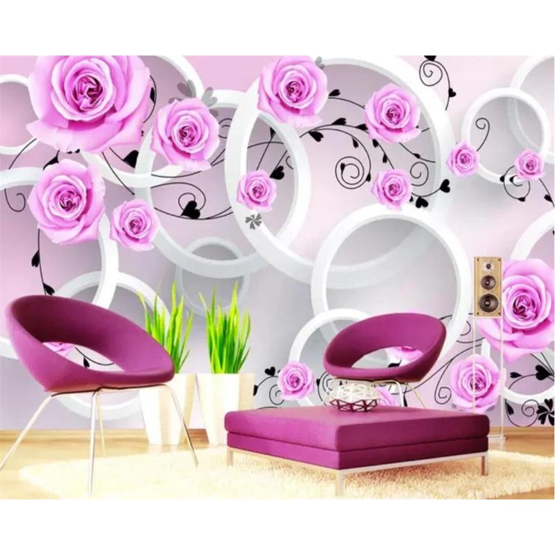 Rose Vine 3d Wallpaper Home Decor Living Room Bedroom Tv Background Wall Mural 3d Wallpaper