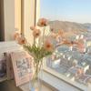 1 Bouquet 4 Heads Artificial Flowers Fake Silk Corn Poppy Flower Wedding Flower Bouquet Home Garden Party Decoration