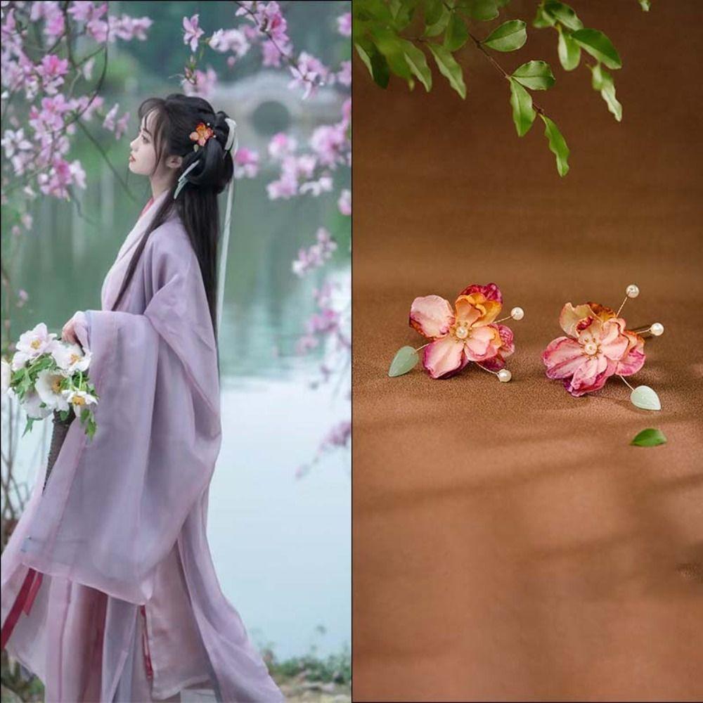 Tassel Chinese Style Hair Stick Butterfly Hanfu Hairpin Classical   for Women