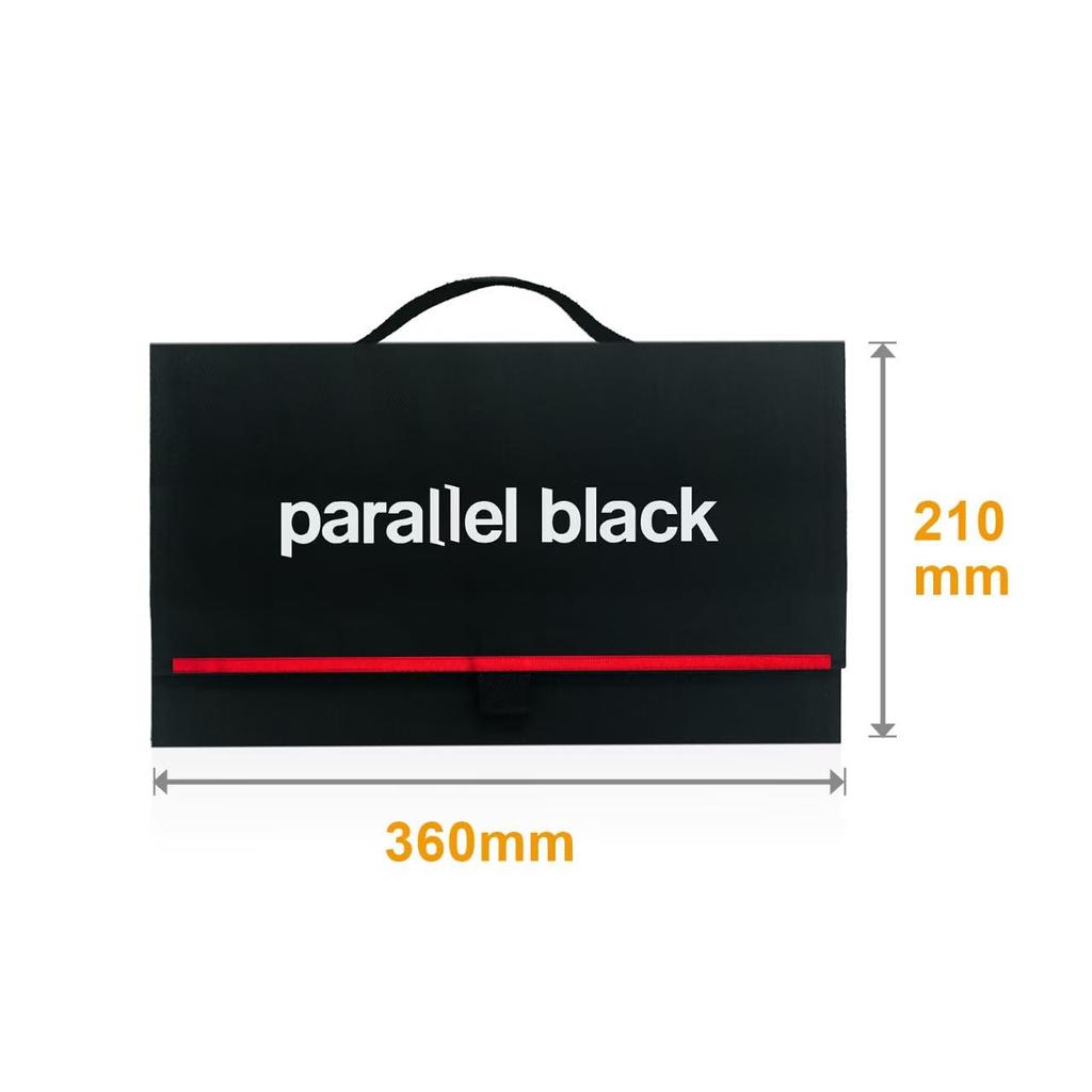 GW Solar 30W Foldable Monocrystalline PERC Solar Lightweight at Just Compact Bag Portable Solar Panel with and DC Output Ideal for Emergency Outdoor