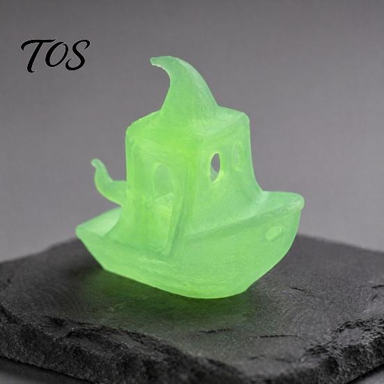 Reusable Halloween Decor 3D Printed Boat Figurine, Spooky Ghost Pumpkin Durable Ornament Ship Statue for Party Tabletop Home Cool Table Centerpiece