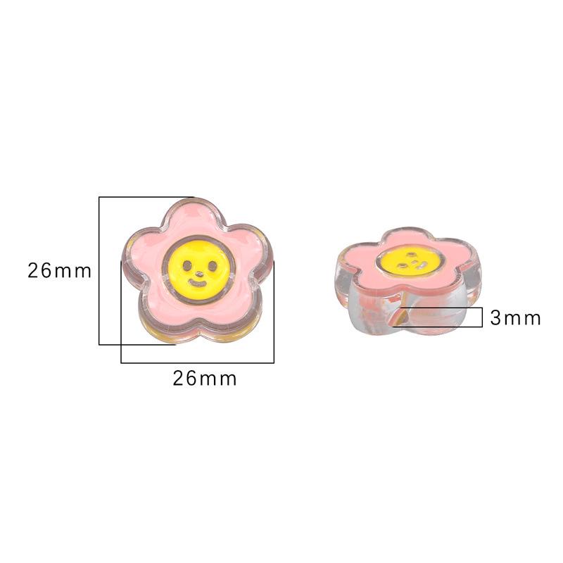 Kirschblüten Bär Acrylperlen DIY Handyketten-Set