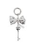 VVV Big Ribbon Heart Key Surgical Keyring