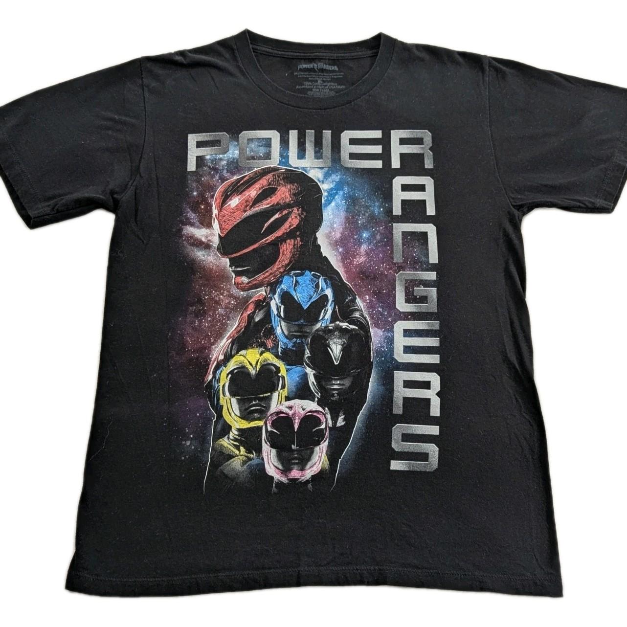 Power Rangers - T-shirt Black Sz XL Mighty Morphin Power Rangers Unisex T-Shirt XXXL