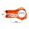 Funn Crossfire Clamp Suitable for Bicycles and Mountain Lightweight Stem, Diameter 35mm, Bikes, Durable, (Length 50mm, Orange)