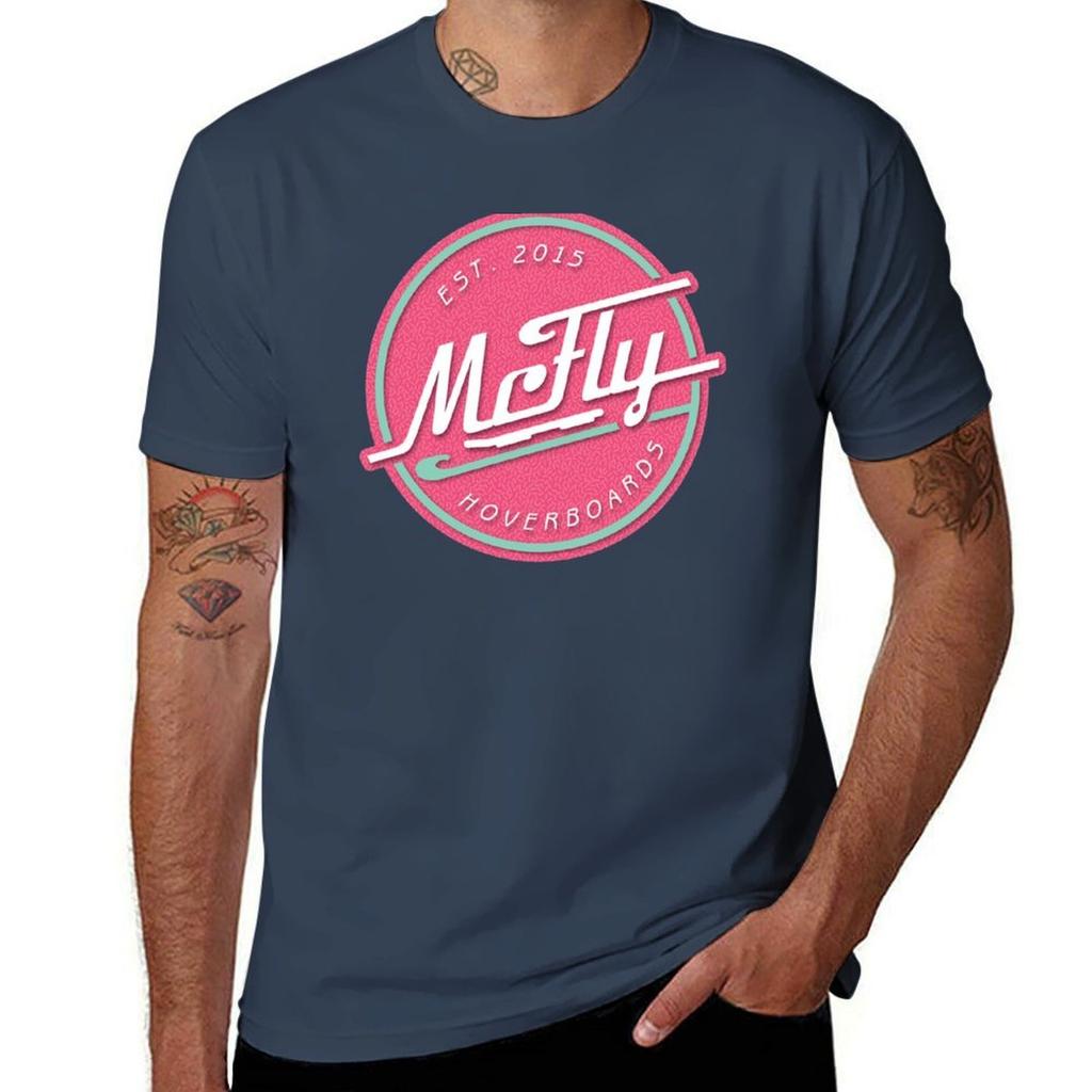 McFly Hoverboards TShirt t shirts for man slim fit t shirt men 100 cotton luxury brand TShirt
