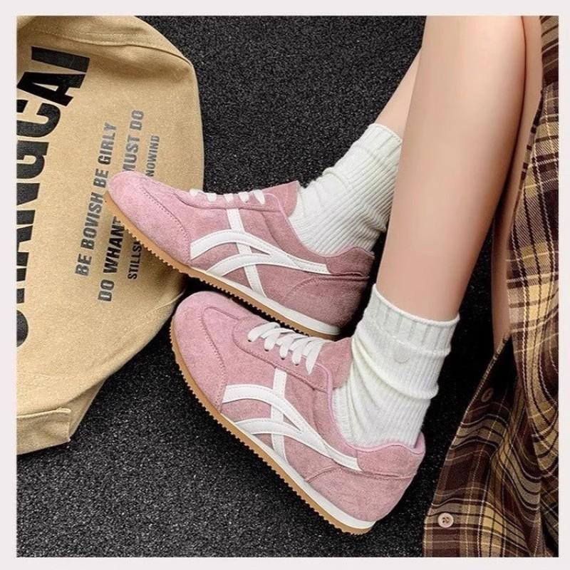 Red shoes women's summer new casual mesh Forrest Gump shoes versatile niche women's shoes retro soft baseplate shoes