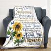 1pc Niece Aunt Love Quotes Blanket - Perfect Gift for Birthdays, Christmas & Halloween- Soft, Warm & Versatile Yy250909166