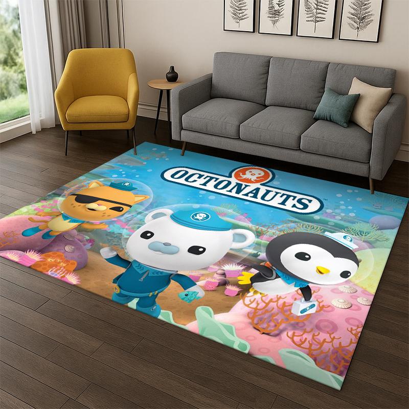 

Cute Cartoon The Octonauts Barnacles Carpet Rug for Bedroom Living Room Sofa Doormat Home Decor,Kid game Area Rug Non-slip gift 40x60cm