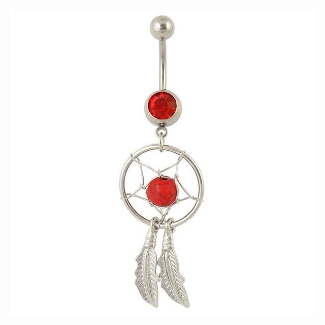 Trendy Belly Button Rings Dream Catcher Piercing Navel Fashion Women Helix Piercing Umbigo Ombligo Se
