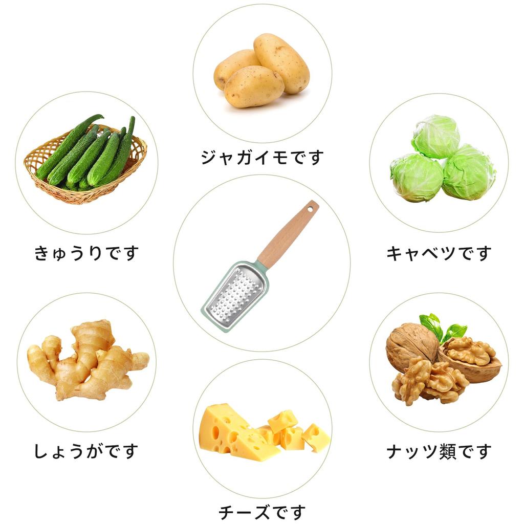 Liroyal Zester Stainless Sharp Dishwasher for Gratering Parmesan and Fruits Grater, Grater, Steel, Non-slip, Blade, Safe, Compact, Garlic, Ginger,