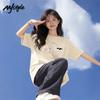 MJ STYLE Women's Cotton Loose Fit Graphic T-Shirt