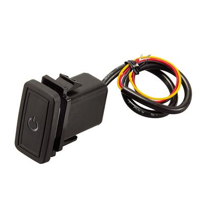 Amon EIN-AUS Druckschalter (für TOYOTA/DAIHATSU Fahrzeuge), 12 VDC 500mA, Beleuchtungsfarbe: weiß 3217