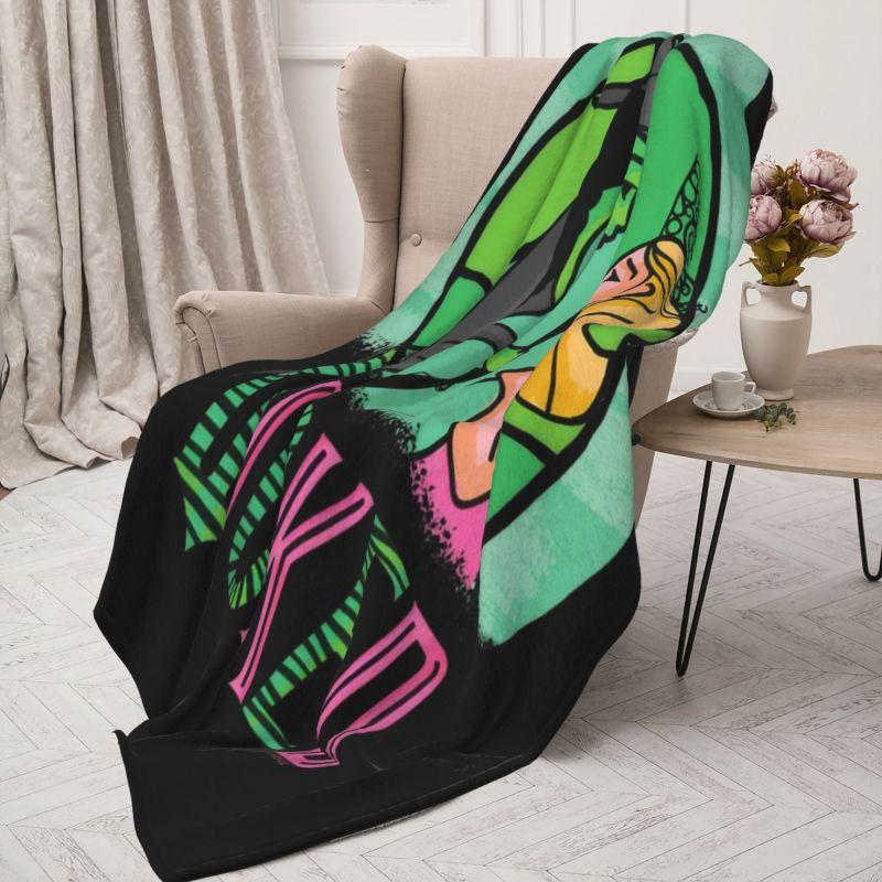 Custom Sofa Fleece Wickeds Musical Movie Throw Blanket Warm Flannel Blankets for Bedding Home Couch Bedspreads