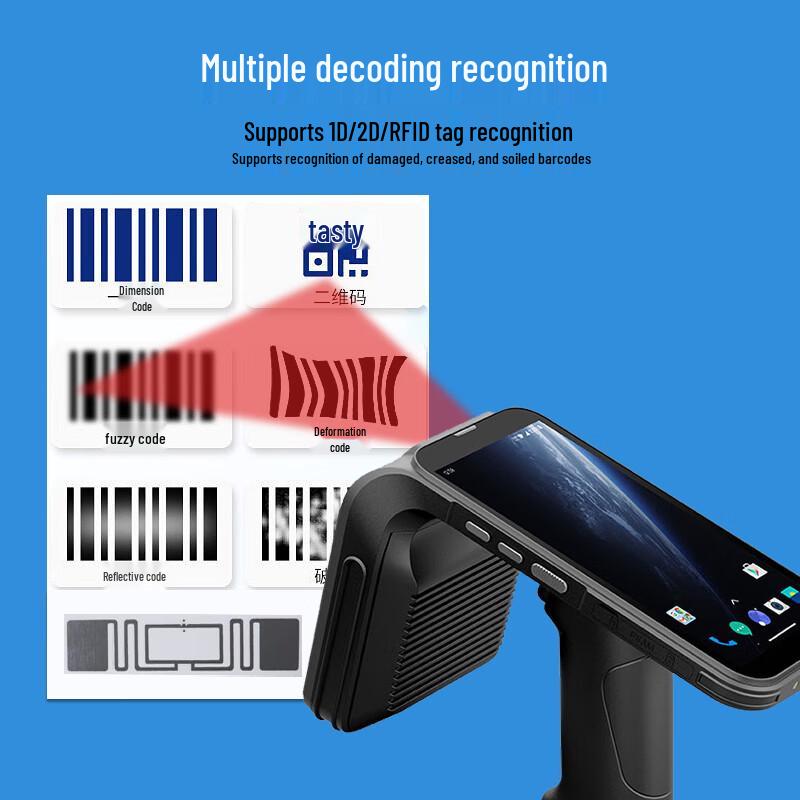 SINRIOCODE Android UHF RFID & 2D Barcode Handheld Data Collector
