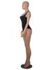 Women's Solid Color U-Neck Sleeveless Tank Top Bodysuit