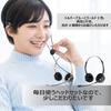 with VOPTECH Headset USB Binaural Noise Canceling Overhead Windows Mac Model UC809D Microphone Remote Work Web Conference Call Center Telework Video