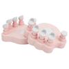 Solo Piano Finger Training Device Hand Corrector Strength Exerciser Anti Folding Comfort ButtonPink