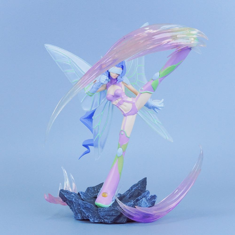 

21.5cm/8.46in Anime Digimon Adventure Figure Fairimon Action Figures Pvc Statue Desktop Ornamen Collection Model Playthings Gifts