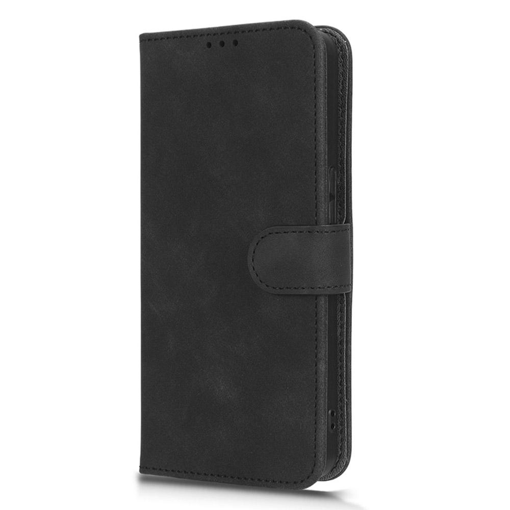 Protective Cell Phone Cover For TCL 40R 5G Skin-Touch Feeling PU Leather Flip Wallet Case Stand