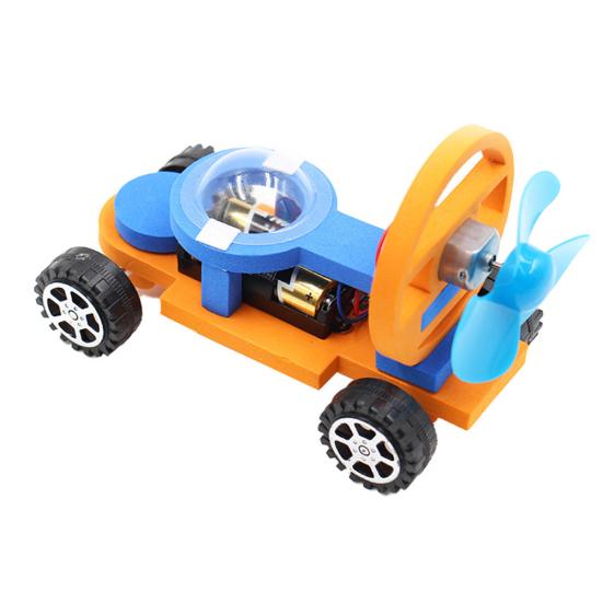 DIY Assembly Electric Racing Car Science Experiment Model Educational Kids Toy