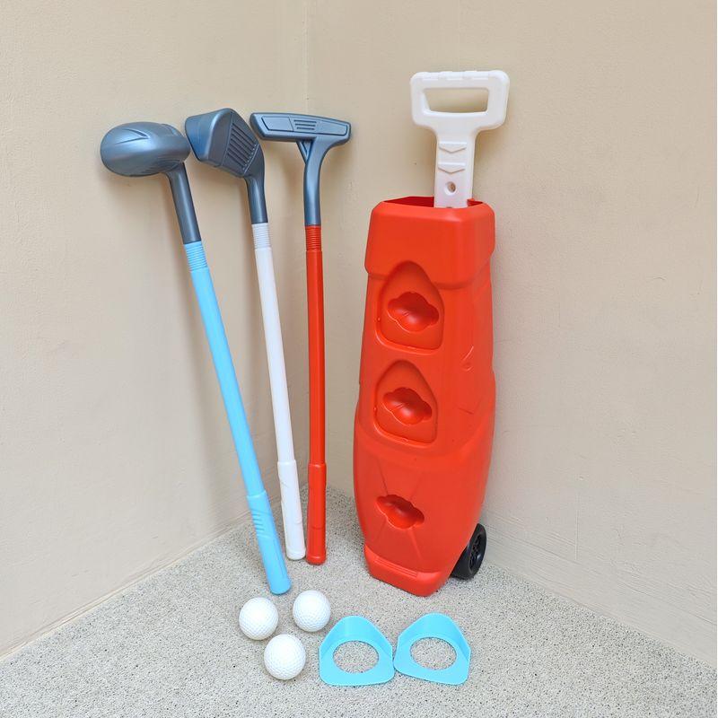 

Экспорт Старая Красота Sunnydays Оригинальные Игрушки для Гольфа Набор из Девяти Предметов Игрушки для Улицы Также Можно Играть в Помещении Golf toy nine-piece set