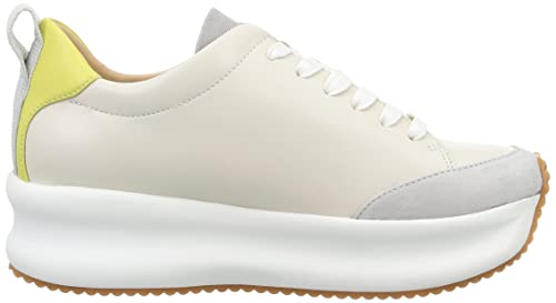 JILL STUART SHOE Women's Lace-Up Platform Sneakers 6514 BG/24.5 cm E