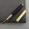 Classic Wood Mini Fountain Pen Brown Black Portable Ink Pen Ef/F Nib Short Office Writing X'Mas Gift Pens Premium Grade Auto Interior Accessory
