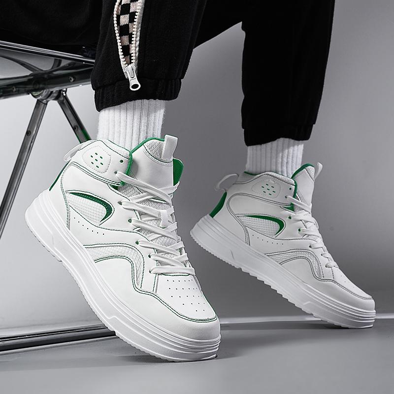 Мужские сверхлегкие высокие спортивные кроссовки большого размера для альпинизма — фото 17