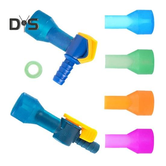 Bite Valve Replacement Hydration Pack Mouthpiece with 2 Hose Connector Shut/On Off Valve And O-Ring Replacement Parts Accessories