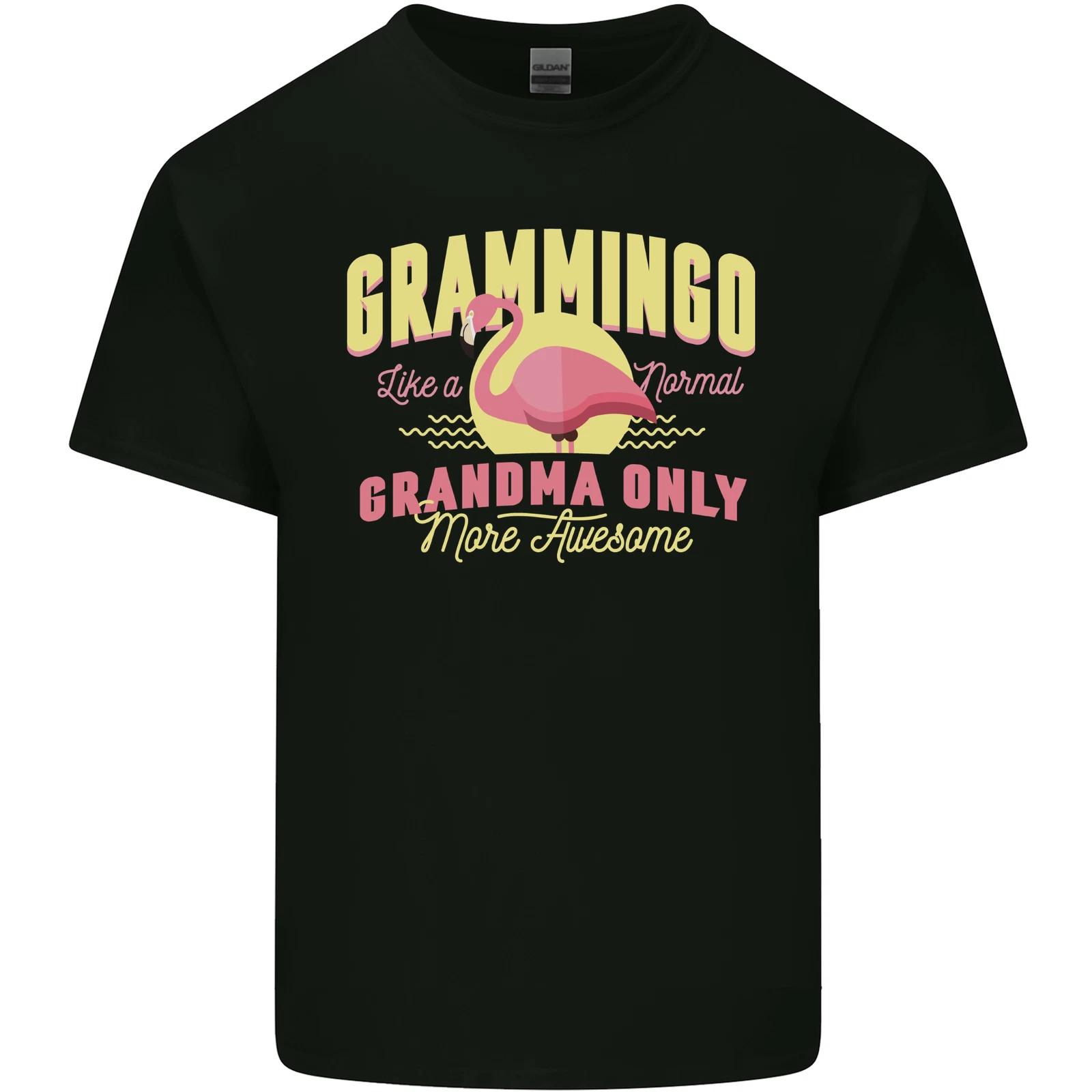 

Gramingo Funny Grandma Flamingo Kids T-Shirt Childrens XL