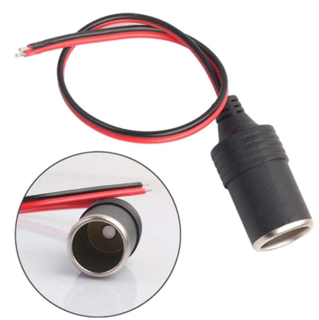 YFFSFDC Car Charger Power Cigarette Lighter Female Socket Cable Set