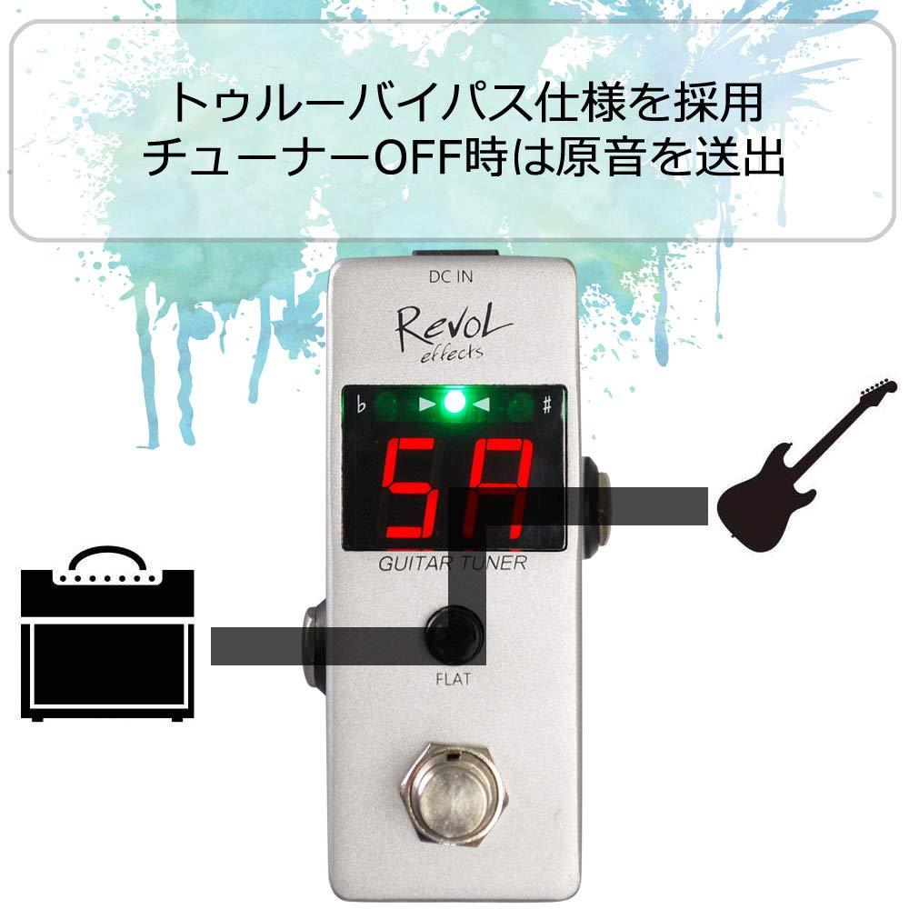 Revol effects Pedal tuner GUITAR TUNER EPT-01