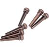 Guitar Bridge Pins,6PCS Guitar Bridge Pin Copper Acoustic Guitar Bridge Pins Peg Replacement for Repairing (Antique Bronze)