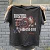 95 Nintendo Busted Systems Rare Employee Vintage Washed Black T-Shirt Mens Large Unisex T-Shirt