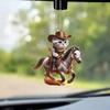 Acrylic New Cartoon Style Cat Pendant For Car Interior Decoration Perfect For Lovers Pet