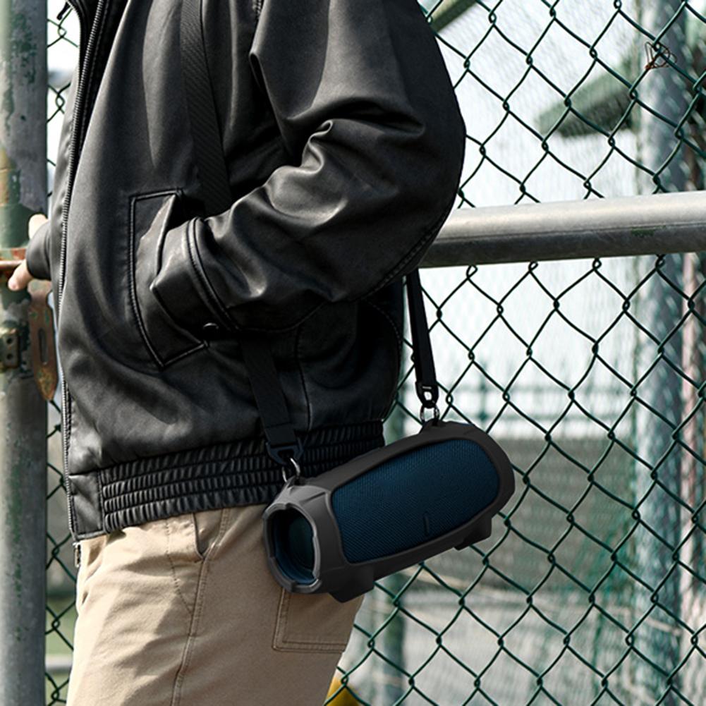 Bluetooth-Compatible Speaker Case with Strap Protective Cover Case Waterproof for JBL Charge 5 Wi-Fi/Charge 5 Wireless Speaker