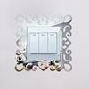 1Pc Waterproof Fashion Wall Stickers Simplicity Geometry Personality Acrylic Lace Switch Sticker